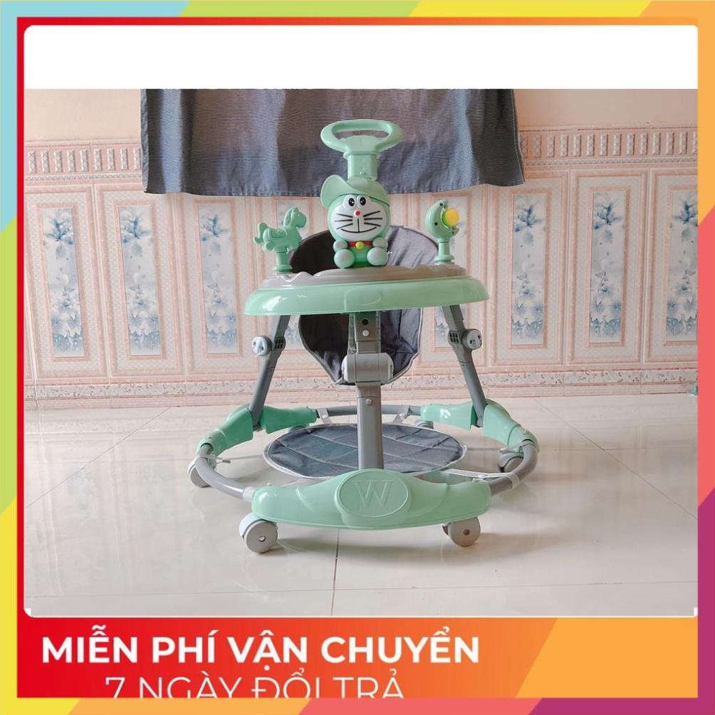 Xe tập đi tròn cao cấp cho bé kèm đồ chơi phát nhạc B