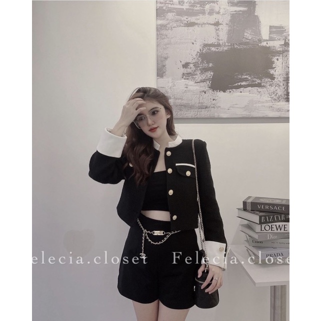 SET ÁO KHOÁC + ÁO ỐNG + CHÂN VÁY