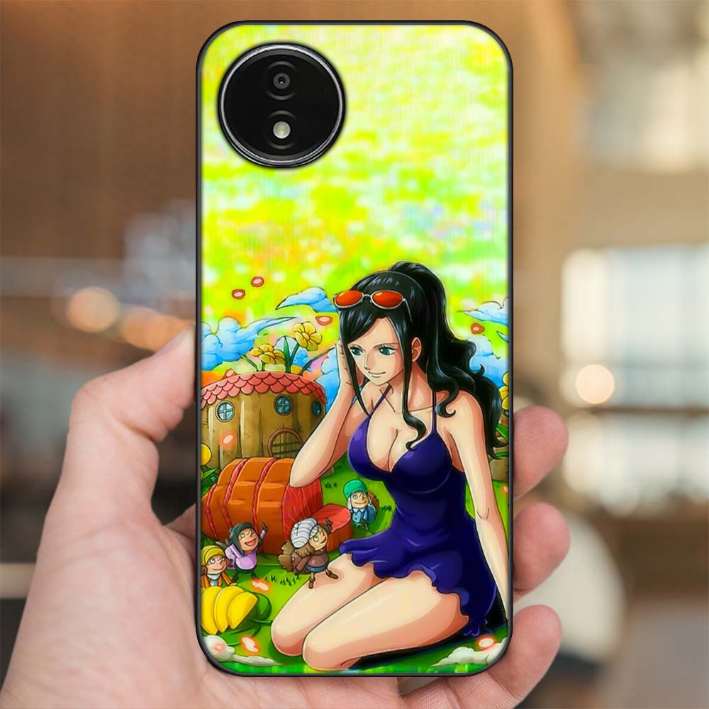 Ốp lưng Vivo Y02 viền đen in hình Nico Robin One Piece Đảo Hải Tặc