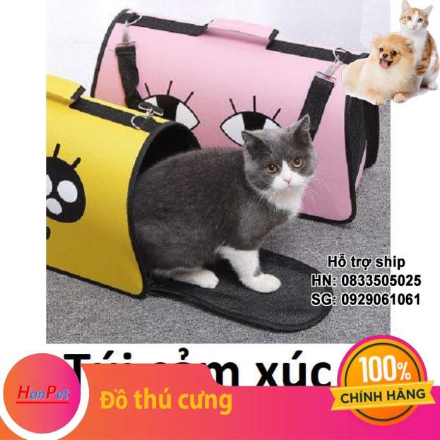 Túi vận chuyển chó mèo Cảm xúc túi thú cưng có quai đeo Loại cứng giữ form tốt