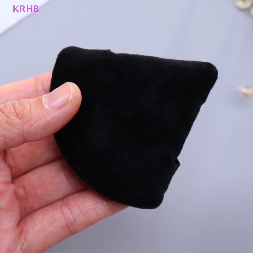 Bông Mút Trang Điểm Hình Tam Giác Mini Chất Liệu Cotton Sa Thạch