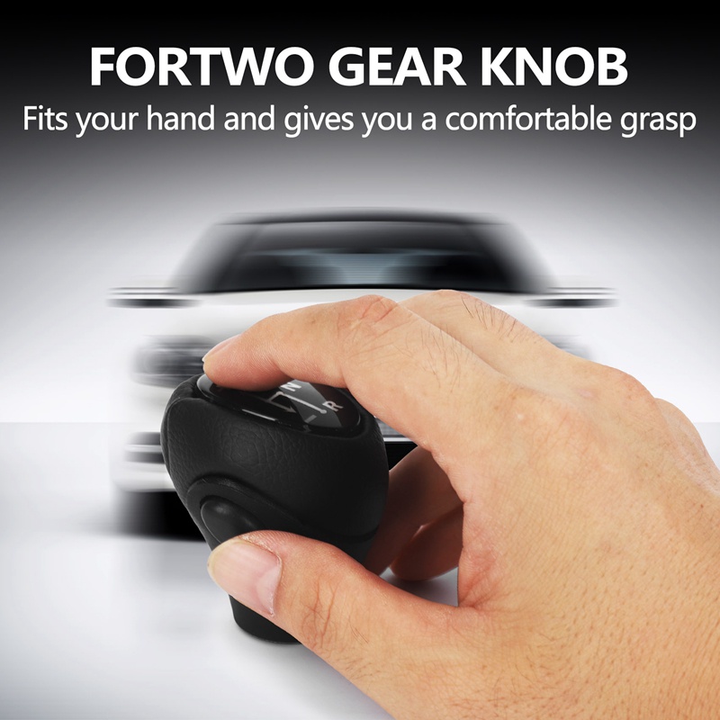 Núm Bọc Cần Số Xe Hơi Thông Minh Màu Đen Chuyên Dụng Cho Fortwo 450 451 1998-2014 Smart Roadster 452 2003-2006