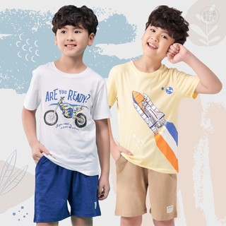 Bộ thun cho bé trai  size đại, Bộ quần áo cho bé cộc tay mùa hè chất cotton, style Hàn cỡ 3-11 Tuổi (11kg- 40kg)
