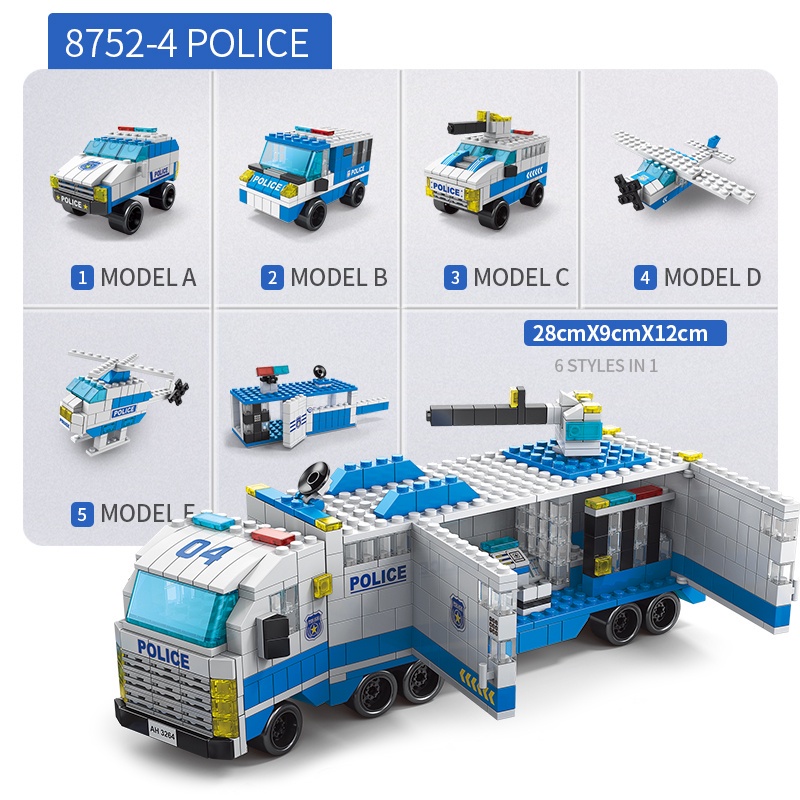 Đồ chơi khối xây dựng mô hình lắp ráp 6ni1 1000 Mảnh Tên Lửa Tàu Con Thoi Quà Tặng Sinh Nhật Cho Trẻ Bé Trai