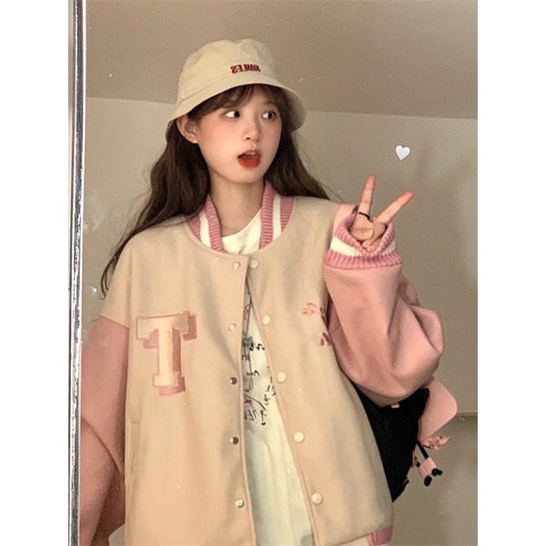 Áo khoác bóng chày chữ T hình thêu New Arrival 2023