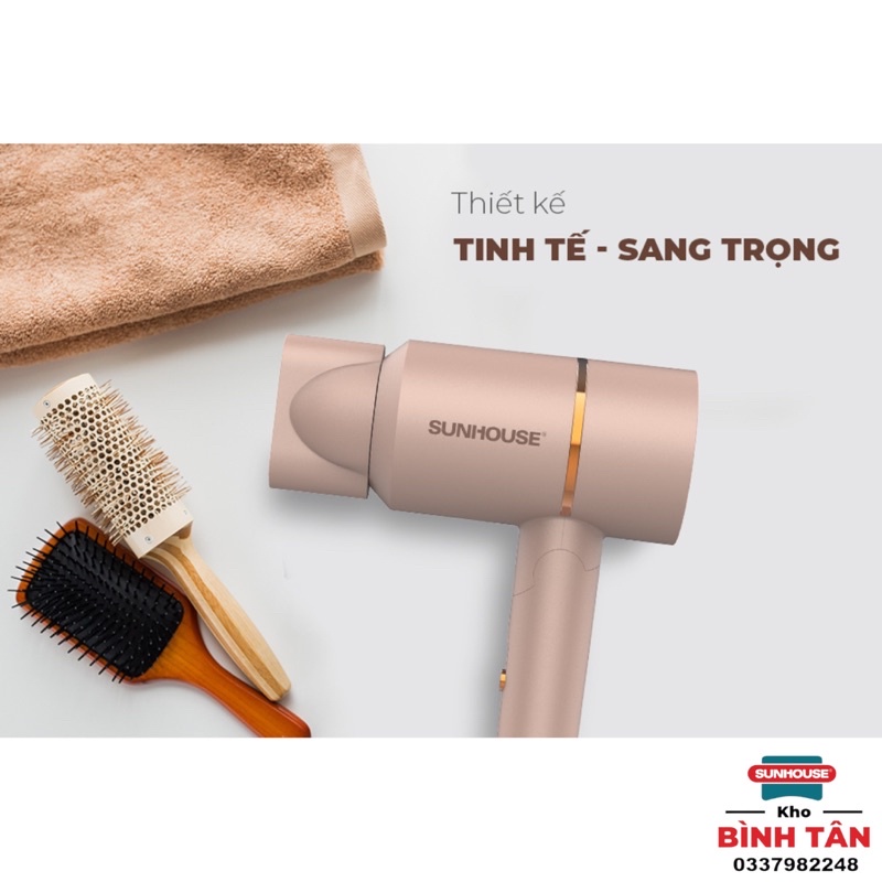 MÁY SẤY TÓC SUNHOUSE SHD2313 - Sấy khô tạo kiểu nhanh, 2 chế độ gió