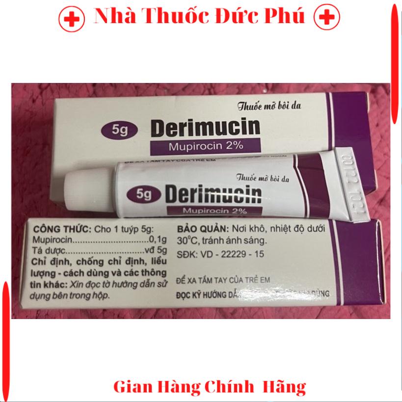 Kem bôi da Derimucin 2% 5g X
