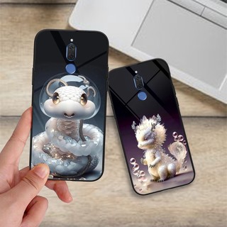 Ốp lưng kính cường lực Huawei Nova 2i / nova 7i đủ 12 con giáp mẫu thủy tinh. Ốp tráng gương cao cấp