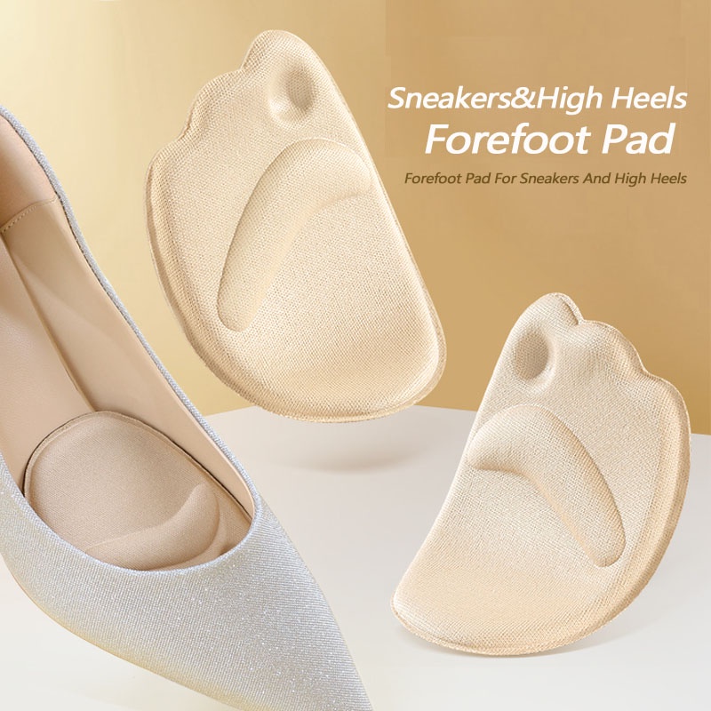 Set 2 Miếng Lót Giày Cao Gót Mềm Mại Chống Trượt Giảm Đau Dành Cho Nữ