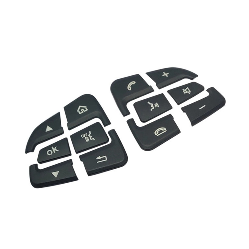 Miếng Dán Nút Điều Khiển Vô Lăng Xe Hơi Mercedes Benz GLC X253 C Class W205 CLA GLA A Class X156 C117 W176