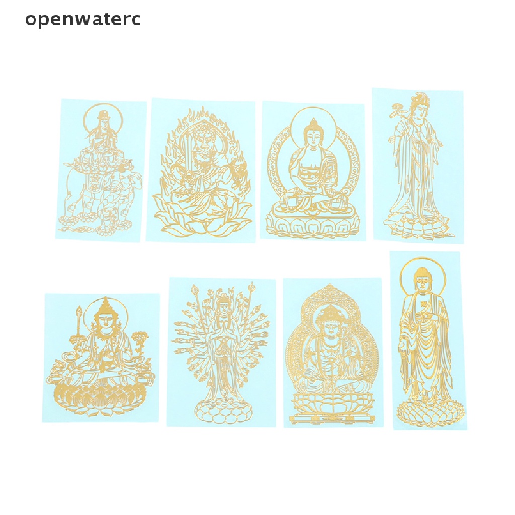 Miếng Dán Kim Loại In Hình Mặt Phật Thái Lan Giấu Khuôn Mặt Và Nana Trang Trí Xe Hơi / Laptop / Điện Thoại /