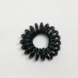 10 Pcs  Dây Cột Tóc Lò Xo Màu Đen