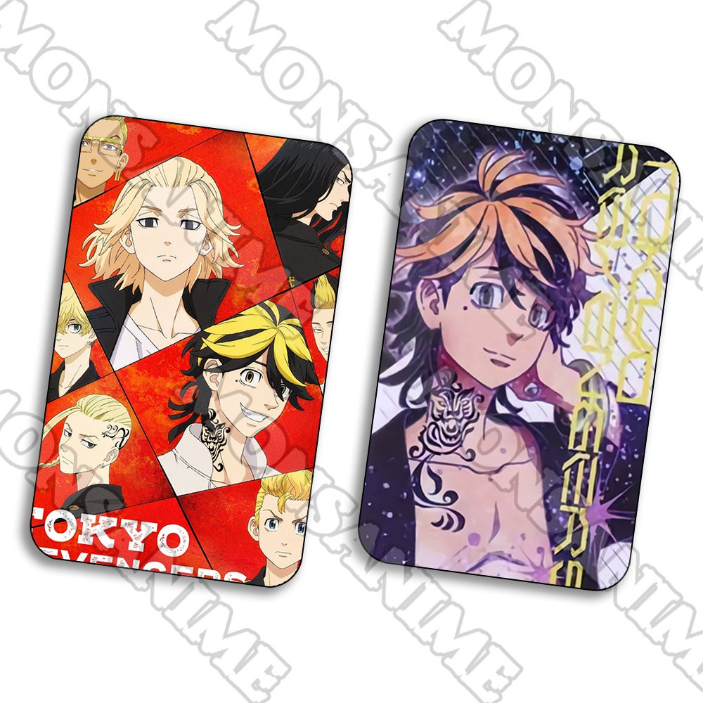 Ảnh thẻ in hình game TOKYO REVENGERS ver Ánh sao tím card bo góc viền 5*8cm anime chibi xinh xắn sưu tầm