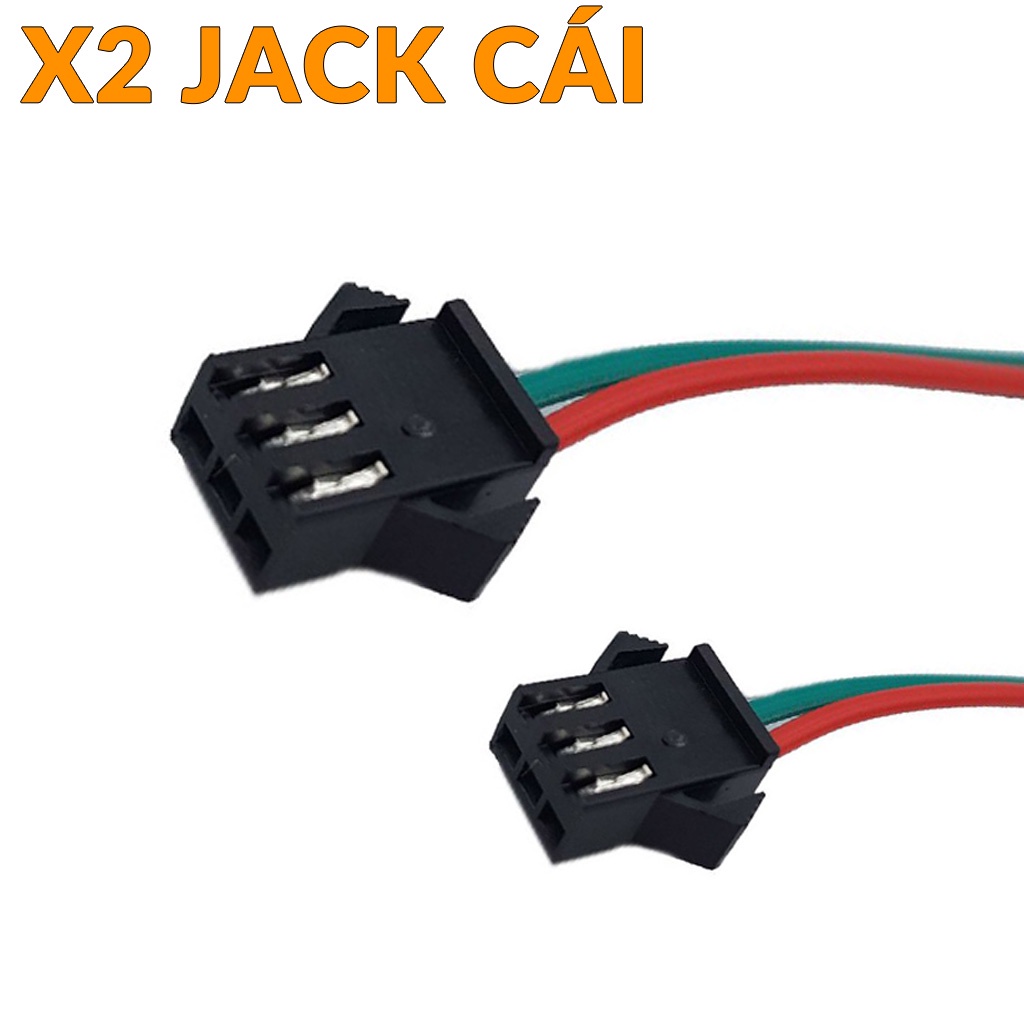 Jack nối 3 pin, giắc nối SM3P giành cho led WS2812, WS2811, dây led 3 pin
