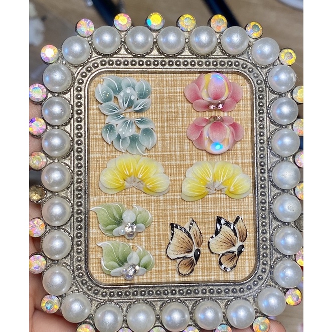 Set 10B Hoa Bột -Phụ Kiện Nail Thanh Lý Giá Rẻ