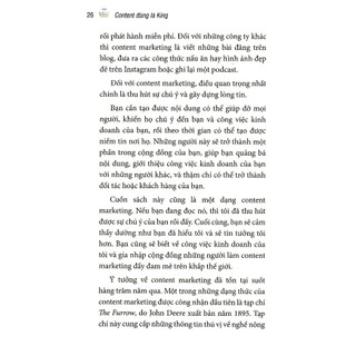 Sách - Content Đúng Là King