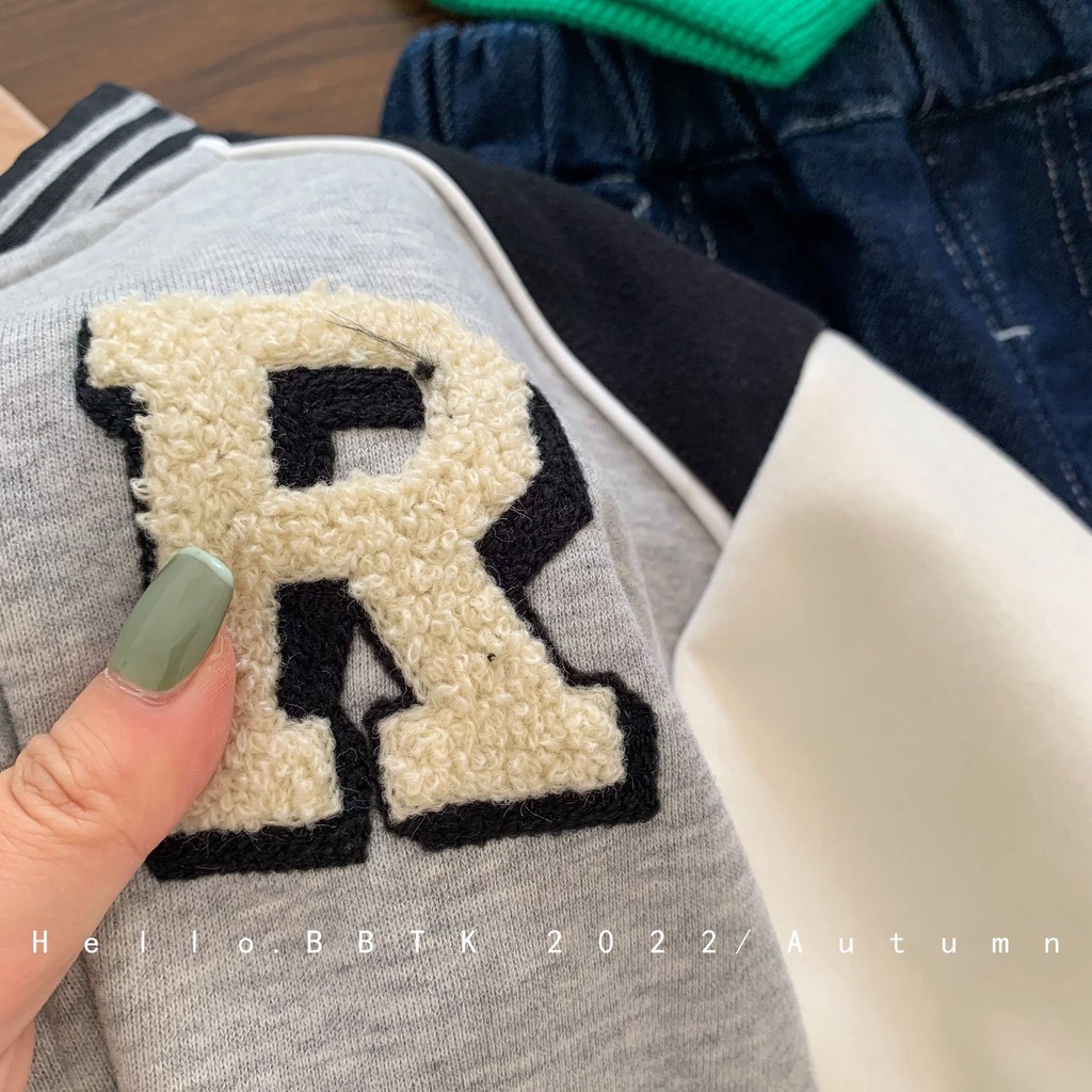 Áo Khoác Nỉ AR Áo Khoác Bomber Dày Dặn Mùa Đông Cho Bé Yêu Từ 8Kg Đến 32Kg Thời Trang Trẻ Em Tin Store