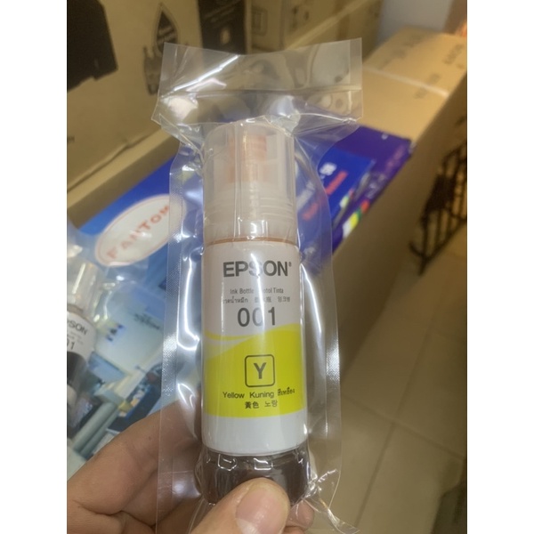 Mực 001 sử dụng cho các dòng máy  Epson EcoTank L4150/ L4160/ L4260/ L4266/ L6160/ L6170/ L6190/ L6260/ L6270/ L6290