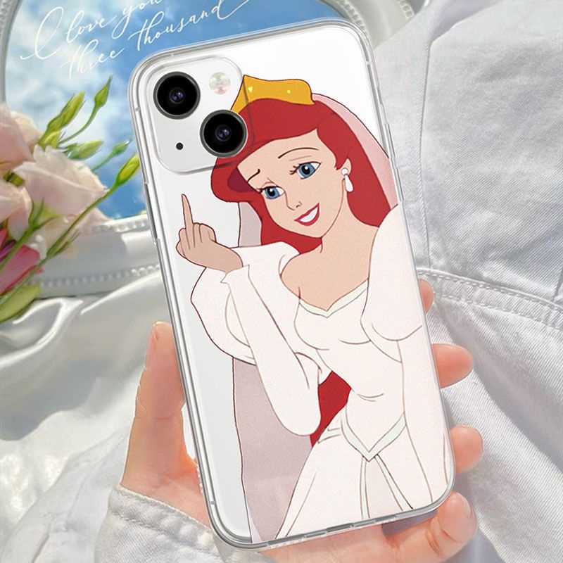 Ốp Điện Thoại In Hình Công Chúa Disney Cho IPhone 6 6S 11 7 8 Se 2020 X XR XS Plus 12 13 14 PRO mini MAX