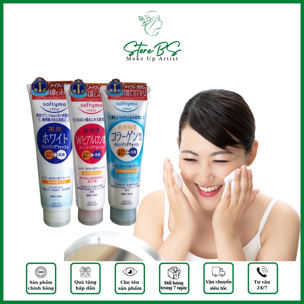 Sữa rửa mặt Kose Softimo Nhật Bản dành cho mọi loại da