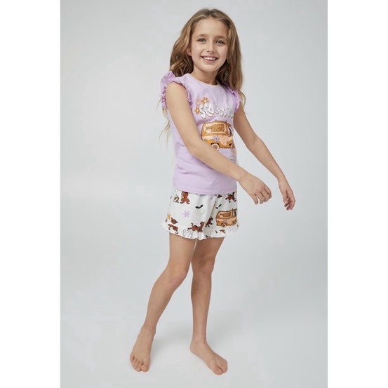 Bộ cộc cotton cho bé gái cottonOn xuất dư xịn