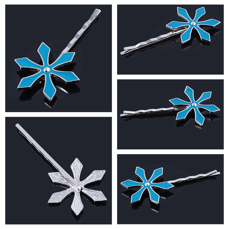 Kẹp Tóc Màu Xanh Dương Nhạt Phong Cách Riman Mới 2023