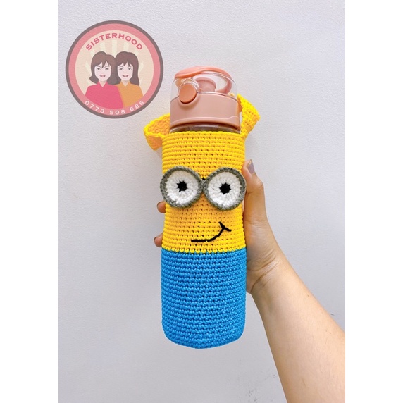 (Inbox size ly) Túi Minion đựng bình giữ nhiệt
