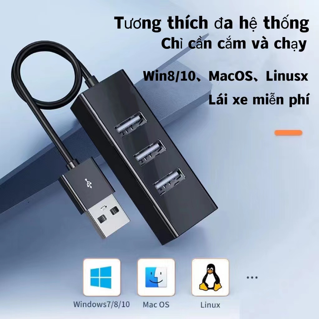 (HCM)Hub Chia 4 Cổng USB 3.0 -Chuyển dữ liệu tốc độ cao lên tới 5Gbps ...