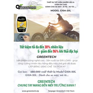 Thiết bị tiết kiệm xăng Greentech G10A-20L