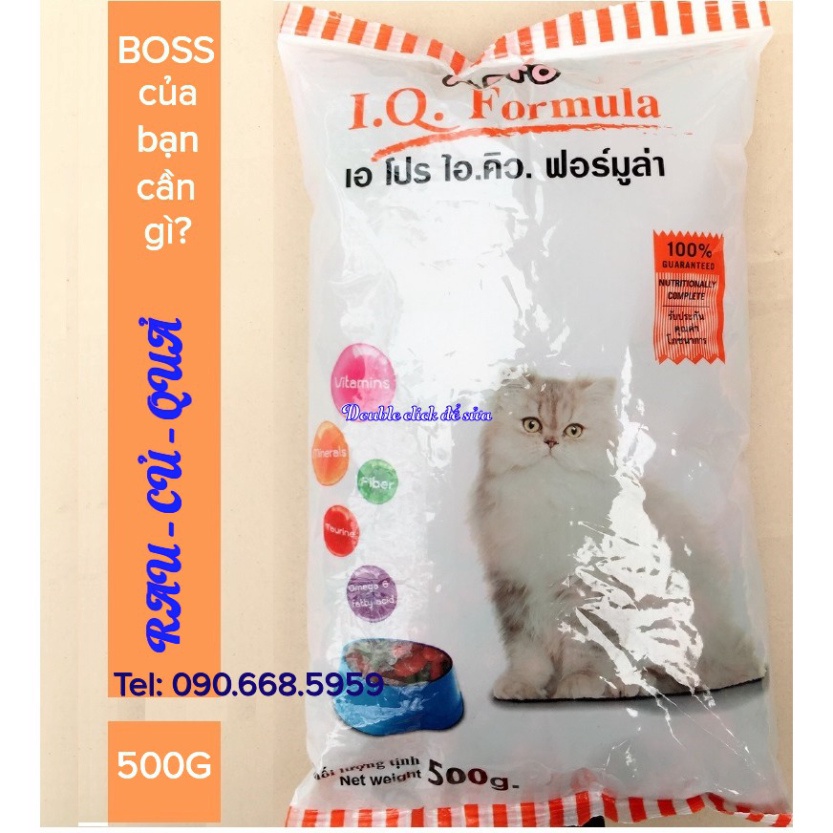 Thức ăn cho mèo iq 500g - thức ăn iq dạng hạt cho mèo Apro
