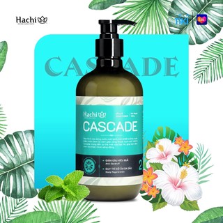 Dầu xả cao cấp HACHI VIETNAM ® Cascade 480g dành cho tóc gàu (xanh ngọc)