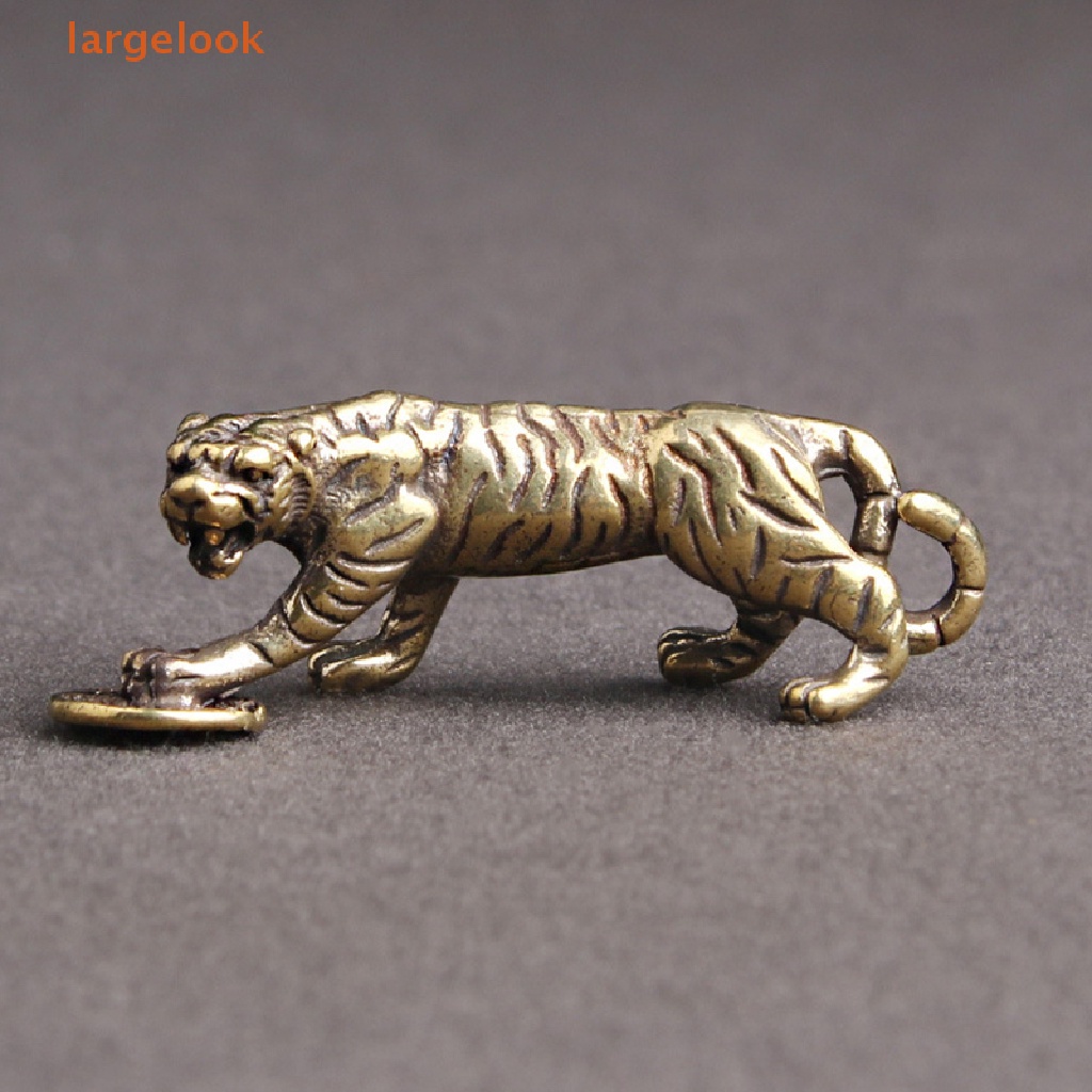 [Biglook] Mặt Dây Chuyền Hình Tượng Hổ Bằng Đồng Thau Cổ Điển Trang Trí Xe Hơi