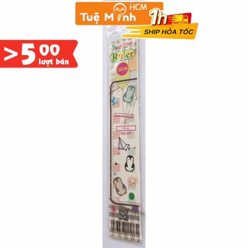 Thước kẻ dài 15cm độ bền cao Klong MS 438