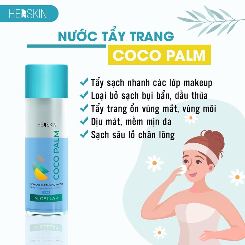 TẨY TRANG HERSKIN PRINCESS WHITE