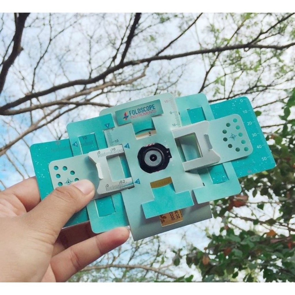 Kính hiển vi giấy Foldscope chính hãng