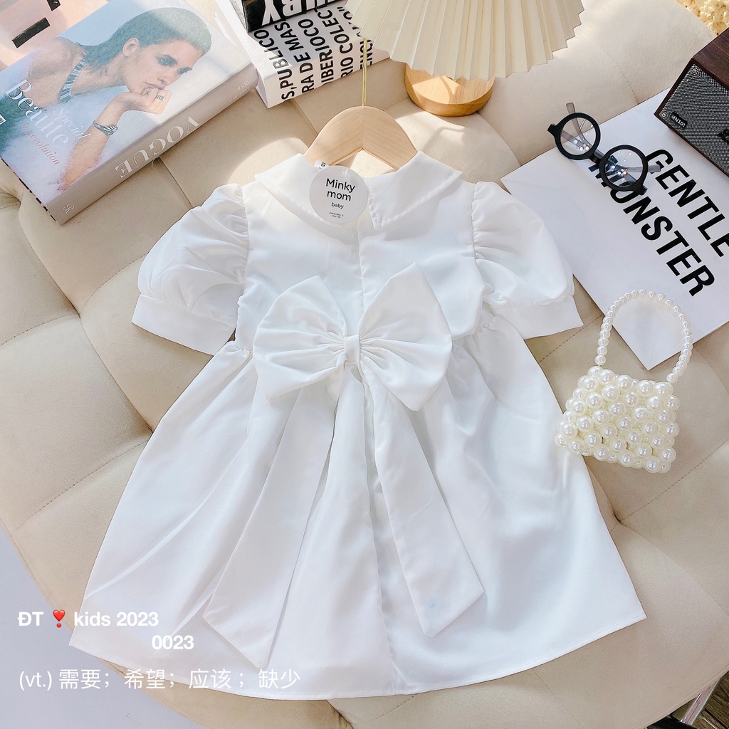 SALE VÁY ĐÍNH NGỌC CHO BÉ GÁI XINH XẮN SIZE 8-26KG(VNGOC)