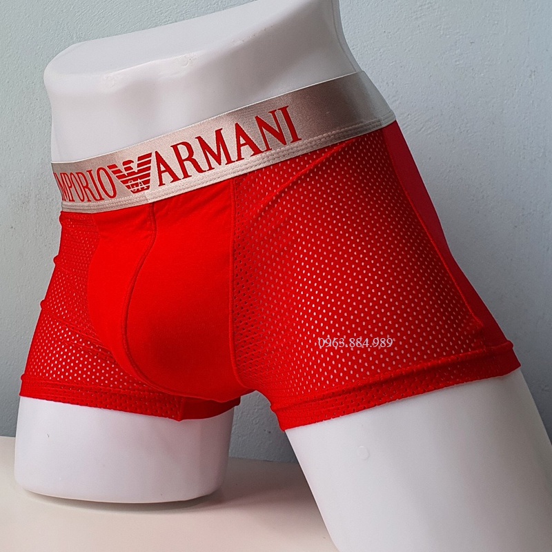 Hộp 3 quần sịp nam E.02 chất liệu thun thông hơi, cạp bạc bản rộng, nhiều màu cho anh em