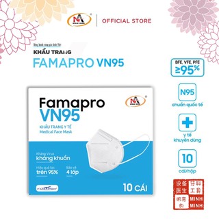 Khẩu trang y tế 4 lớp famapro vn95 - vn95
