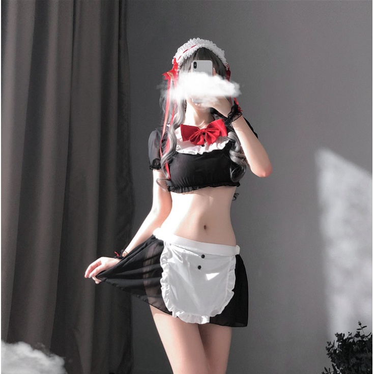 Cosplay hầu gái anime xinh xắn dễ thương sexy quyến rũ gợi cảm Lala 316