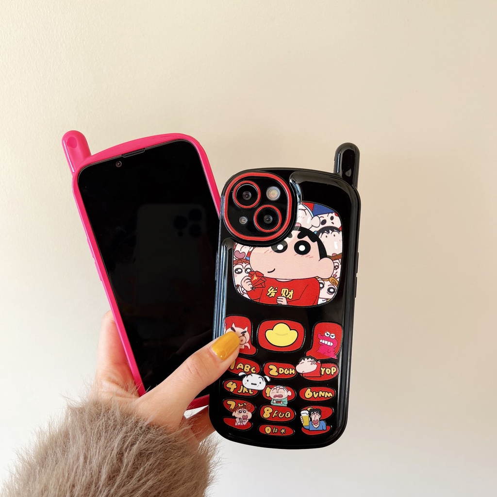 Ốp Điện Thoại Da Chống Sốc Họa Tiết Kuromi Cho iPhone 14 / 13 / 12 / 11