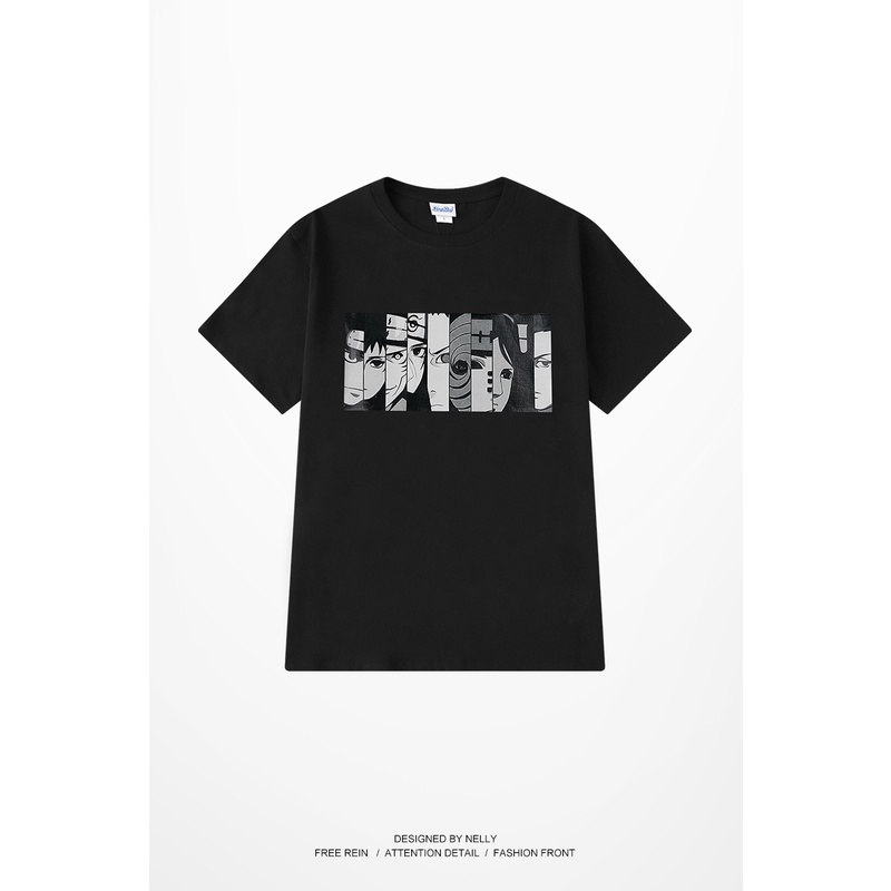 Áo thun Nelly ngắn tay in hình "Naruto" áo phông