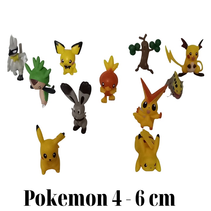 Bộ 24 - Pokemon 4 - 6 cm - Mô Hình Pokemon Mini - Sưu Tầm - BỐI BỐI SHOP