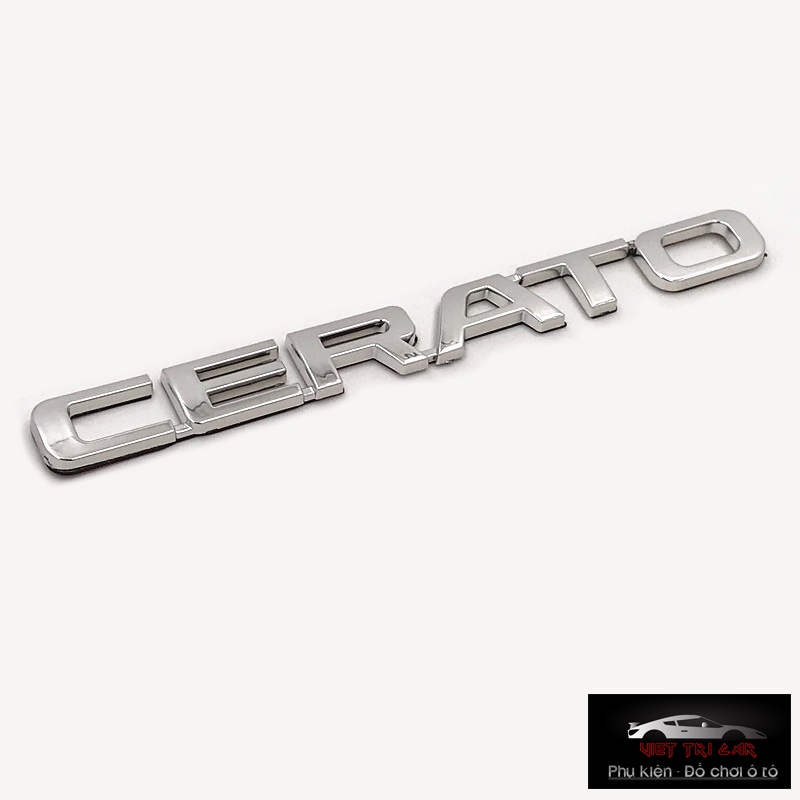 Tem Logo Chữ Nổi KIA CERATO - Cao Cấp