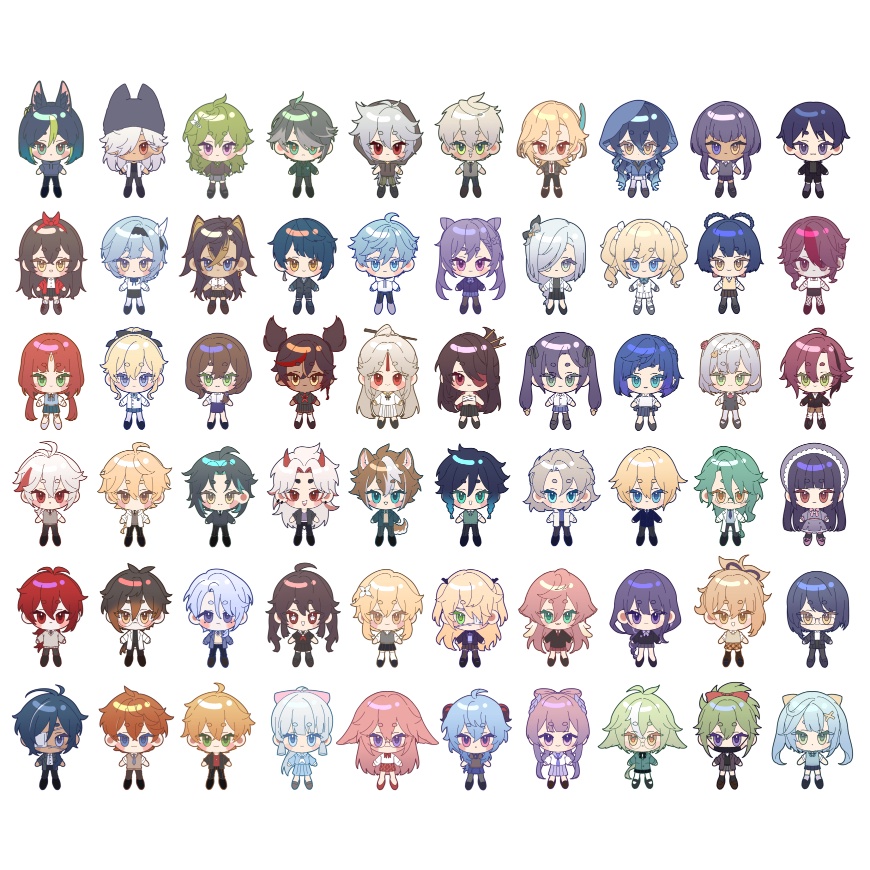 Sticker gacha Genshin Impact