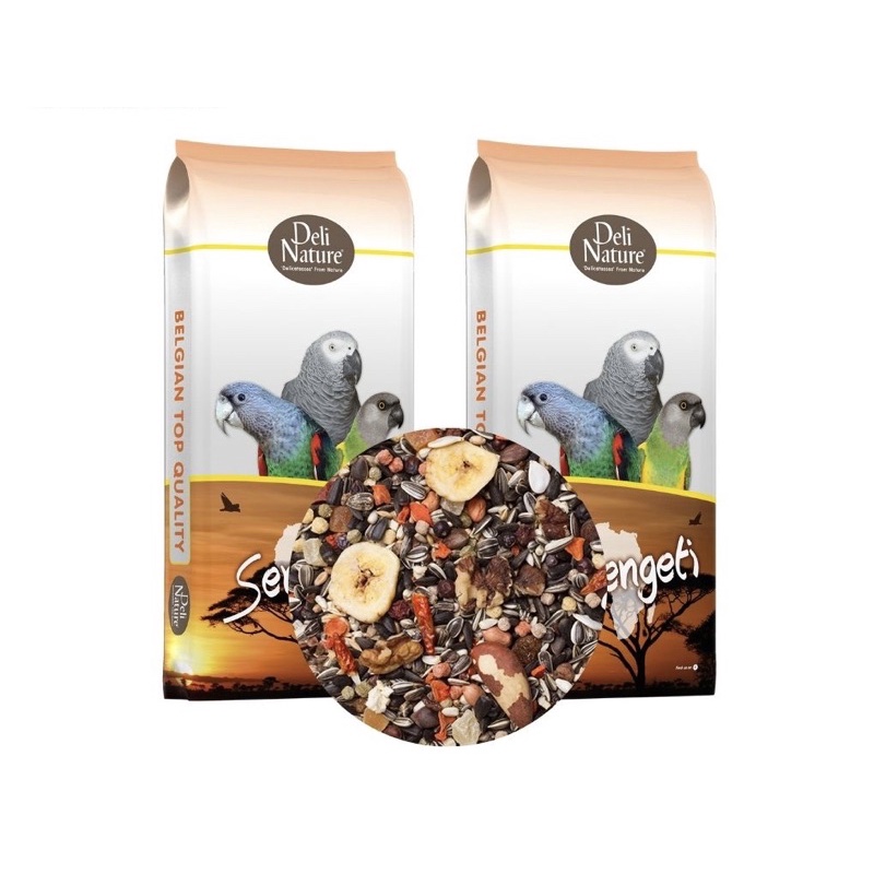 Hạt Trộn Dành Cho Vẹt xám châu phi ,sun, xích..- Deli Nature Bổ Sung Dinh Dưỡng túi chiết lẻ 1kg