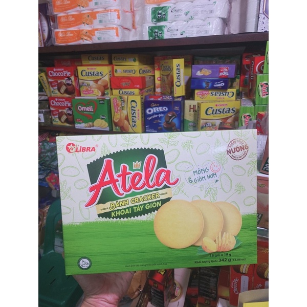 Bánh Quy Atela vị khoai tây hộp 342g