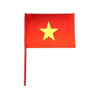 Cờ đỏ sao vàng cầm tay cán nhựa