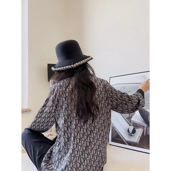 ♥️Hàng QC♥️Pijama tay dài quần dài 2 túi DOZZIRA dior’r_Thanhhien997_lụa satin cao cấp 736.