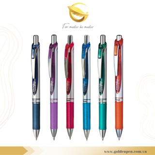 Bút Bi Pentel Energel BLN75 / BL77 /BL80 | Bút Ký Mực Gel Cao Cấp Siêu Nét Siêu Mượt | 12 Màu | Khô Nhanh Không Lem Nhòe