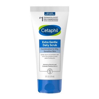 Sữa rửa mặt TẨY TẾ BÀO Cetaphil Extra Gentle Daily Scrub 178ml NỘI ĐỊA MỸ MẪU MỚI
